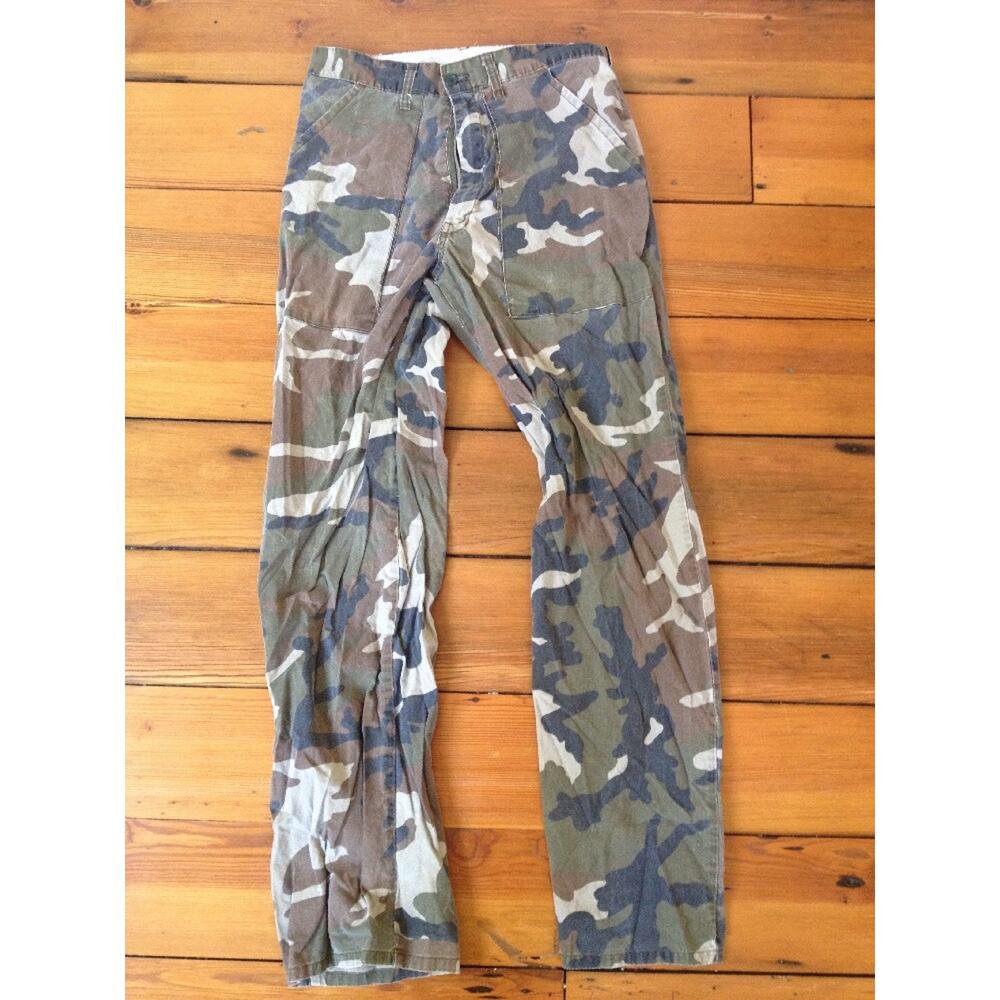 Winchester Woodland Camo 100% Cotton Hunting Mens Work Pants S 29x31 31